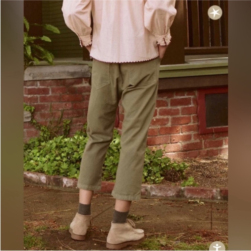 The Great. The Admiral Pant in Army Green - Picture 2 of 8